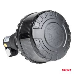 Amio Amio - ΦΑΡΟΣ ΦΙΜΕ HEAVY DUTY W28P 12/24V 16LED ΕΛΑΣΤΙΚΟΣ ΒΙΔΩΤΟΣ ΠΟΡΤΟΚΑΛΙ Υ169mm Φ110mm - 1 τεμ. (04107/AM)