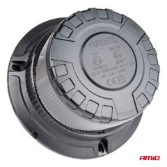Amio Amio - ΦΑΡΟΣ ΦΙΜΕ HEAVY DUTY W28M 12/24V ΠΟΡΤΟΚΑΛΙ 16LED ΜΑΓΝΗΤΙΚΟΣ/ΒΙΔΩΤΟΣ ΜΕ ΦΙΣ ΑΝΑΠΤΗΡΑ Υ89mm Φ110mm - 1 τεμ. (04108/AM)