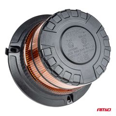 Amio Amio - ΦΑΡΟΣ HEAVY DUTY W29M 12/24V ΠΟΡΤΟΚΑΛΙ 16LED ΜΑΓΝΗΤΙΚΟΣ/ΒΙΔΩΤΟΣ ΜΕ ΦΙΣ ΑΝΑΠΤΗΡΑ Υ103mm Φ110mm - 1 τεμ. (04110/AM)