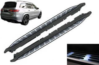 ΣΚΑΛΟΠΑΤΙΑ Running boards Mercedes GLS X167 2019 + with LED lighting