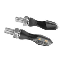 Lampa ΦΛΑΣ MOTO NIX 12V LED SMD 42x13mm ΜΑΥΡΟ LAMPA - 2 τεμ.