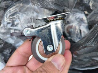 Σετ 4 ροδακια περιστρεφόμενα 6 εκ-thumb-5