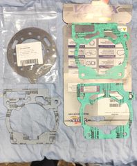 σετ φλαντζες κεφαλης - κυλινδρου ktm exc sx 125 200 γνησια oem 50330037000 + vertex vg810304