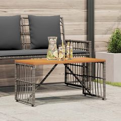 vidaXL Εξωτερικό Τραπέζι Γκρι 80 x 40 x 40 cm