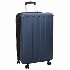 vidaXL Βαλίτσα με κλειδαριά Σκούρο Μπλε 50 x 30 x 76 εκ. ΑΒΣ Πλαστικό