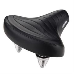 Lampa Σέλα ποδηλάτου με διπλά ελατήρια (260x255mm/985gr) μαύρη Relax City S-13 Selle/Saddles Specialist