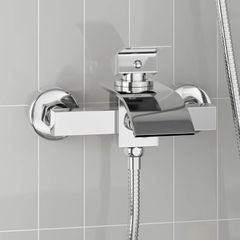 vidaXL Μίξερ ντους Με επίστρωση χρωμίου G 1 / 2 ίντσες