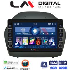 LM Digital - LM ZG4414 GPS Οθόνη OEM Multimedia Αυτοκινήτου για HYUNDAI IX35 2009>2015 (CarPlay/AndroidAuto/BT/GPS/WIFI/GPRS)