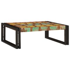 vidaXL Ράφι μπάνιου Πολύχρωμο 65 x 50 x 23 εκ Στερεό ανακτημένο ξύλο