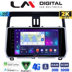LM Digital - LM ZB8400 GPS Οθόνη OEM Multimedia Αυτοκινήτου για Toytota Land Cruiser 2019> (CarPlay/AndroidAuto/BT/GPS/WIFI/GPRS)