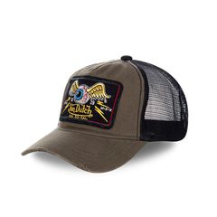 Von Dutch Καπέλο Heritage cap square patch eyes kaki