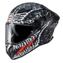 Κράνος Μηχανής Full Face Caberg Drift Evo II Crok μαύρο ματ/ανθρακί/κόκκινο