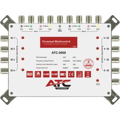 ATC Πολυδιακόπτης ATC-0908 (2 Sat + 1 Ter / 8 Εξόδοι)