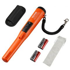 VEVOR Metal Detector Pinpointer, IP68 Πλήρως αδιάβροχο Handheld Pinter Pointer Wand, 114mm/4,5" Βάθος ανίχνευσης, 3 λειτουργίες, Επαγγελματικός αισθητήρας κυνηγιού θησαυρού με θήκη και μπαταρία 9V, γι