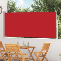 vidaXL Σκίαστρο Πλαϊνό Συρόμενο Κόκκινο 117x314 εκ.