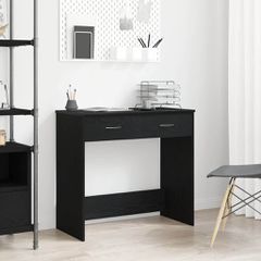 vidaXL Γραφείο Μαύρη Οξυά Επεξεργασμένο Ξύλο 80 x 40 x 75 εκ.