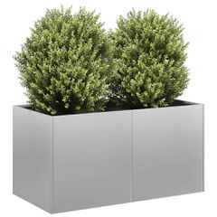 vidaXL Ζαρντινιέρα 80x40x40 εκ. από Γαλβανισμένο Ατσάλι