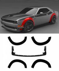 ΣΕΤ ΦΤΕΡΑ Demon Wide front and rear fender flares kit Dodge Challenger Hellcat 2015-2021