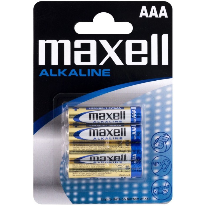 MAXELL ΑΛΚΑΛΙΚΕΣ ΜΠΑΤΑΡΙΕΣ AAA 1.5V 4ΤΜΧ