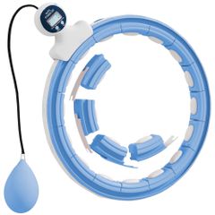 Έξυπνο Hula Hoop για ενήλικες με πάγκο 16 κόμβων (76-113 cm) γαλάζιο