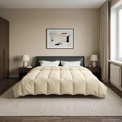 vidaXL Κουβέρτα ολόκληρου του χρόνου 220 x 240 cm 4 Εποχές Κρεμ