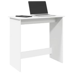 vidaXL Γραφείο Λευκό 80 x 40 x 75 εκ. από Μοριοσανίδα