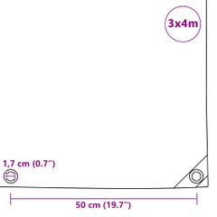 vidaXL Μουσαμάς 650 γρ./μ.² Γκρι 3 x 4 μ.-thumb-6