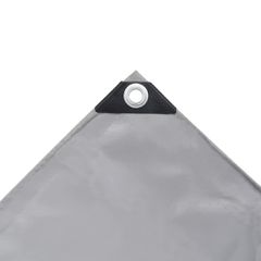 vidaXL Μουσαμάς 650 γρ./μ.² Γκρι 3 x 4 μ.-thumb-4