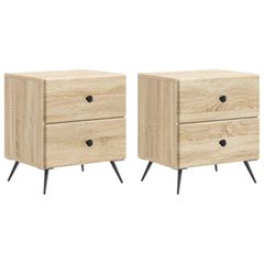 Κομοδίνο 2 τμχ. Sonoma Δρυς 43 x 34,5 x 47,5 εκ 895450