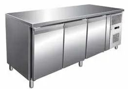 ΠΡΟΣΦΟΡΑ!!! KARAMCO G-GN3100BT (179,5x70x85cm - 3 Πόρτες - 600Watt/230V / -10°C -18°C) Inox Ψυγείο Πάγκος Κατάψυξης GN 1/1