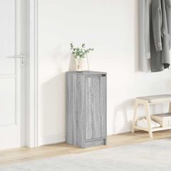 vidaXL Παπουτσοθήκη Γκρι Sonoma 29,5x34x76 εκ. Επεξεργασμένο Ξύλο
