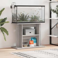 vidaXL Βάση Ενυδρείου Γκρι Sonoma 80x35x60 εκ. από Τεχνητό Ξύλο
