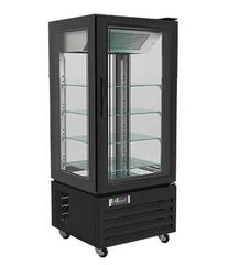 ΠΡΟΣΦΟΡΑ!!! KARAMCO G-LDC65 (134Lit - 3x 53x41,7cm) Επιδαπέδια Βιτρίνα Ζαχαροπλαστικής Κατάψυξης 4 Όψεων -18/-22°C - 65x65x150cm