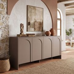 Μπουφές Aurelia Megapap χρώμα μόκα 180x45x80εκ.