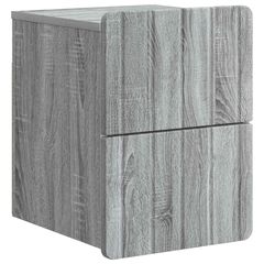 Τοίχου Κρεμαστό Κομοδίνο Γκρι Sonoma 33 x 34,5 x 43 εκ. 898307