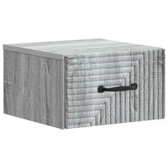 Τοίχου Κρεμαστό Κομοδίνο Γκρι Sonoma 34,5 x 33 x 20 εκ. 898607