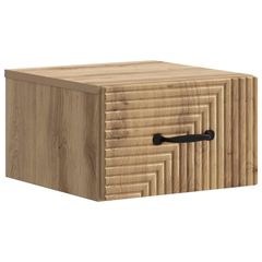 Τοίχου Κρεμαστό Κομοδίνο Artisan Δρυς 34,5 x 33 x 20 εκ. 898613