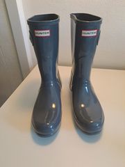Hunter Original Short Rain Boots γυναικεία σαν καινούργια, γκρι