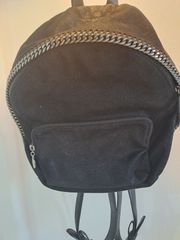 Τσάντα πλάτης Stella McCartney Falabella μαύρη, σε άριστη κατάσταση