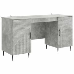 Γραφείο Γκρι Σκυροδέματος 142,5 x 50 x 75 εκ. 3414606