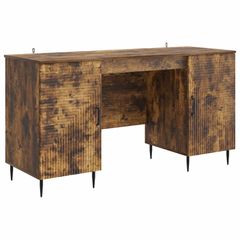Γραφείο Καπνισμένο Ξύλο Δρυός 142,5 x 50 x 75 εκ. 3414608