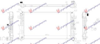 ΨΥΓΕΙΟ 2.2 CDi+AC (ΒRAZED) (680x400x2.6) ΜΗΧΑΝΙΚΟ (VALEO)