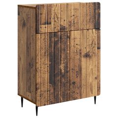 Πλαϊνό γραφείο Παλαιωμένο ξύλο 66 x 34,5 x 92 εκ. 894413