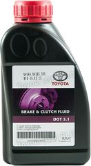 Toyota Γνήσιο Υγρό Φρένων DOT 5.1 Υψηλής Απόδοσης 0.5L (0882380005)