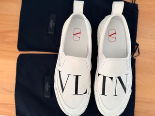 Sneakers Valentino Garavani VLTN slip-on Λευκά Μέγεθος 43