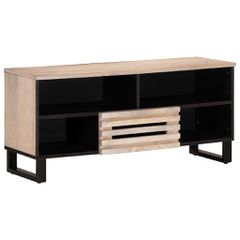vidaXL Έπιπλο Τηλεόρασης 100x34x46 εκ. από Μασίφ Ξύλο Μάνγκο