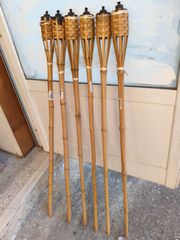 Σετ 6 Δάδες μπαμπού κήπου 120cm-thumb-3