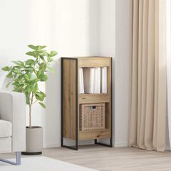 vidaXL Βιβλιοθήκη Καρυδιά Χειροποίητης Εργασίας 40 x 30 x 86,5 εκ