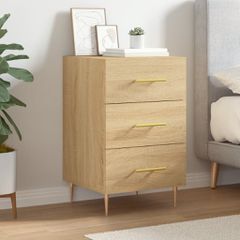 vidaXL Κομοδίνο Sonoma Δρυς 40 x 40 x 66 εκ. από Επεξεργασμένο Ξύλο