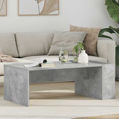 vidaXL Τραπεζάκι σαλονιού Σκυρόδεμα Γκρι 95 x 50 x 34 εκ
